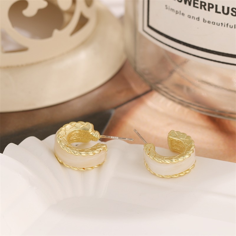 Bông Tai Mạ Bạc 925 Sang Trọng Cho Nữ