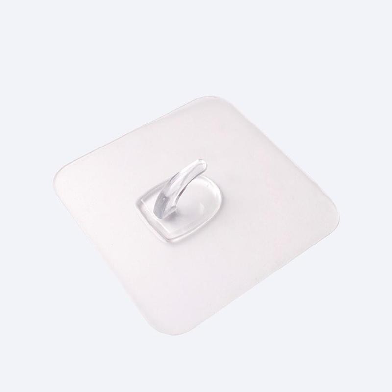 1 cái Móc chống trượt Móc treo tường tự dính chắc chắn Móc lưu trữ silicone Treo nhà bếp Móc & ray phòng tắm sáng tạo