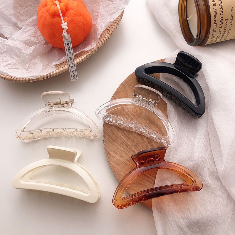 Kẹp tóc chất liệu kim loại thiết kế hình quạt đáng yêu cho nữ (Hairclips)