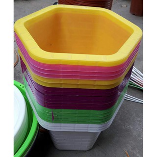 5 chậu nhựa lục giác 30cm