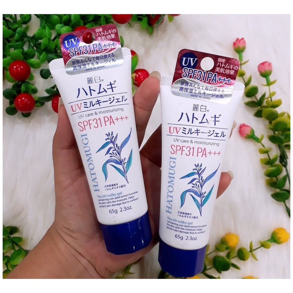 Sữa Dưỡng Thể Trắng Da Chống Nắng Hatomugi SPF31 PA+++ 65g Chính hãng 100% | BigBuy360 - bigbuy360.vn