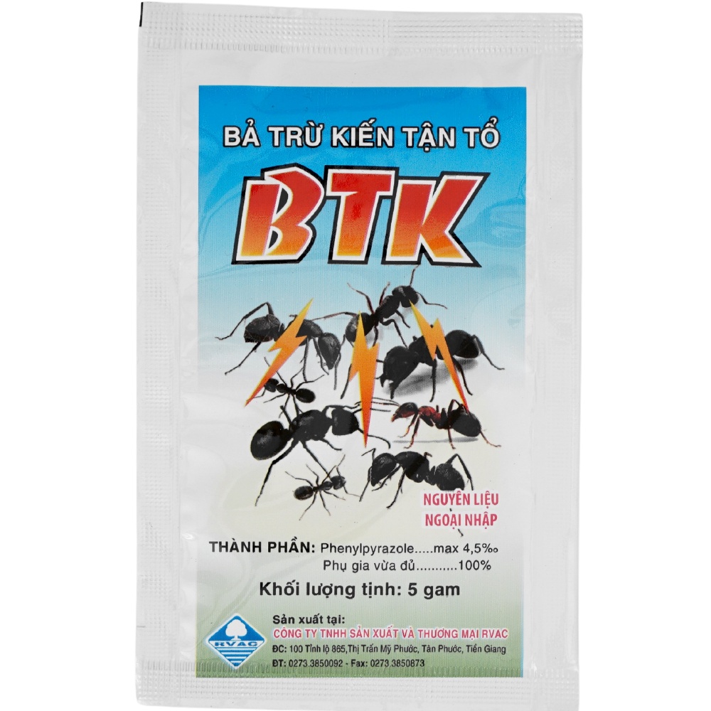 Thuốc Diệt Kiến BTK, Bả Trừ Kiến Tận Tổ BTK (5g)