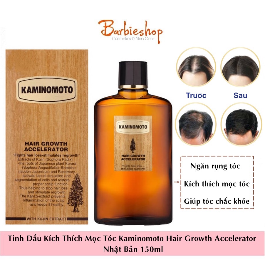 TINH DẦU KÍCH THÍCH MỌC TÓC KAMINOMOTO HAIR GROWTH ACCELERATOR NHẬT BẢN 150ML