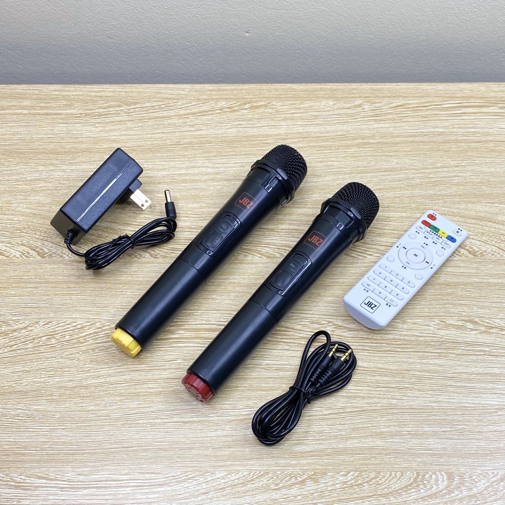 Loa karaoke bluetooth JBZ J9 tặng 2 micro không dây