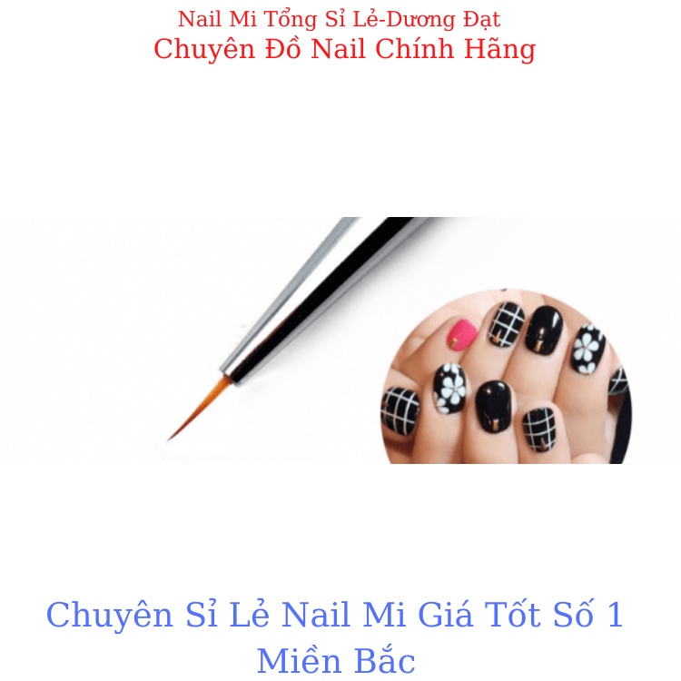 Cọ vẽ nét móng,bút vẽ nét 3 cây cực đẹp"cao cấp" - Nail Mi Tổng Sỉ Lẻ