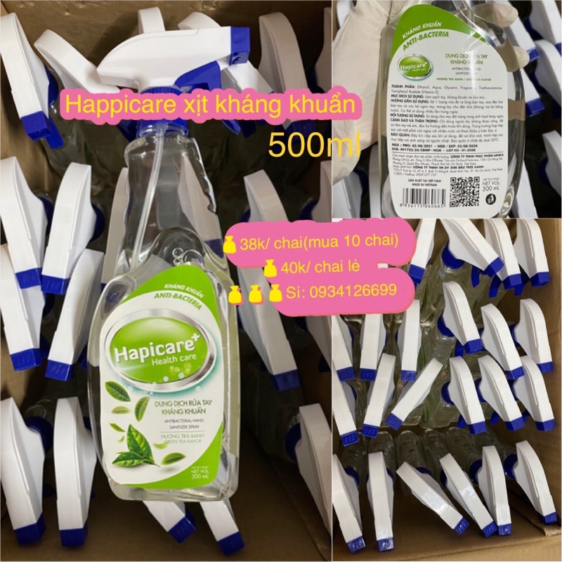 Hapicare + xịt kháng khuẩn