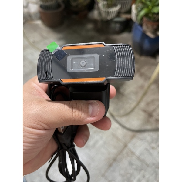 Webcam 720p đen đỏ - kẹp màn hình