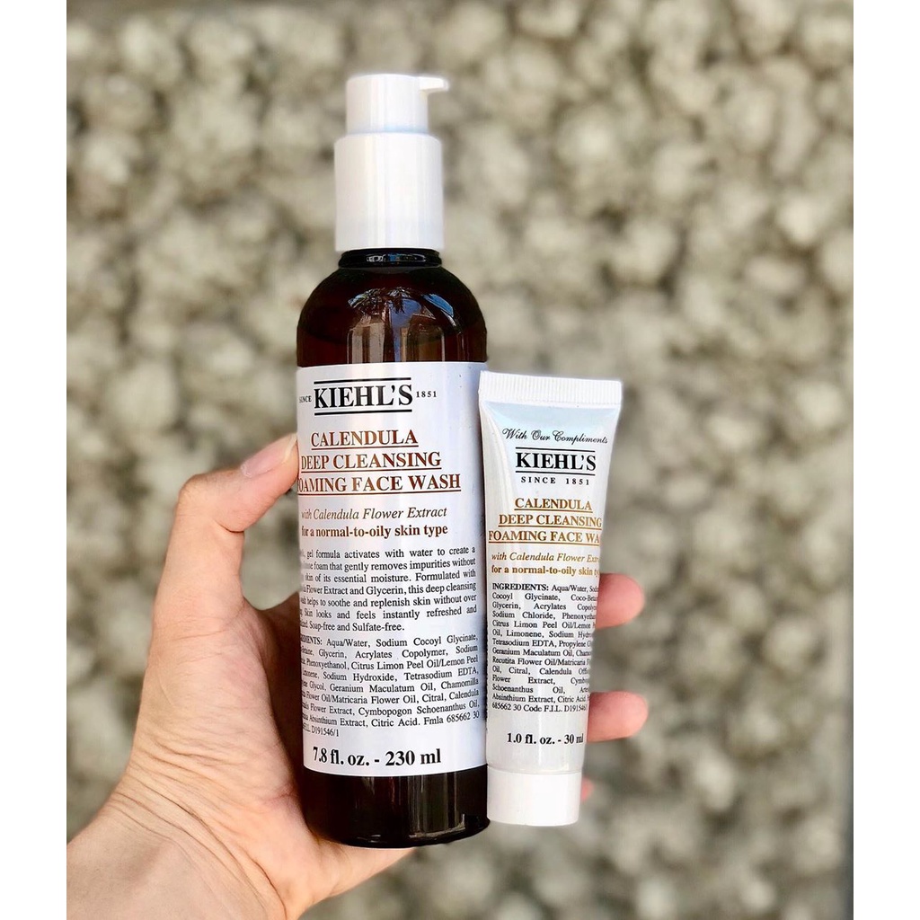 SRM Hoa Cúc KIEHLS Calendula Deep Cleansing Foaming Face Wash