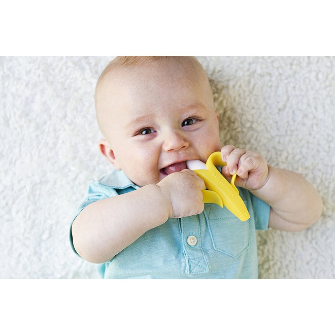 Găm nướu hươu, chuối an toàn cho bé