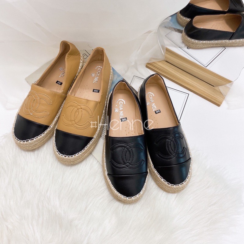 HENNE - Giày Slipon nữ C.H.A.N.E.L VNXK
