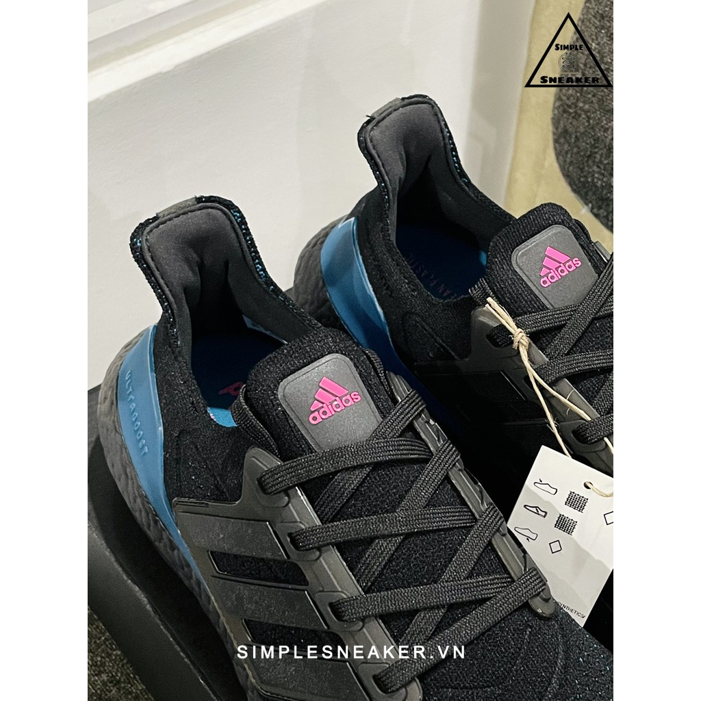 Giày Thể Thao Adidas Chính Hãng FREESHIP Giày Ultra Boost 21 - Adidas Ultraboost 21 Active Teal Auth - Simple Sneeaker