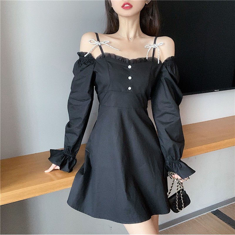 Đầm Hai Dây Phong Cách Retro Quyến Rũ Cho Nữ | BigBuy360 - bigbuy360.vn