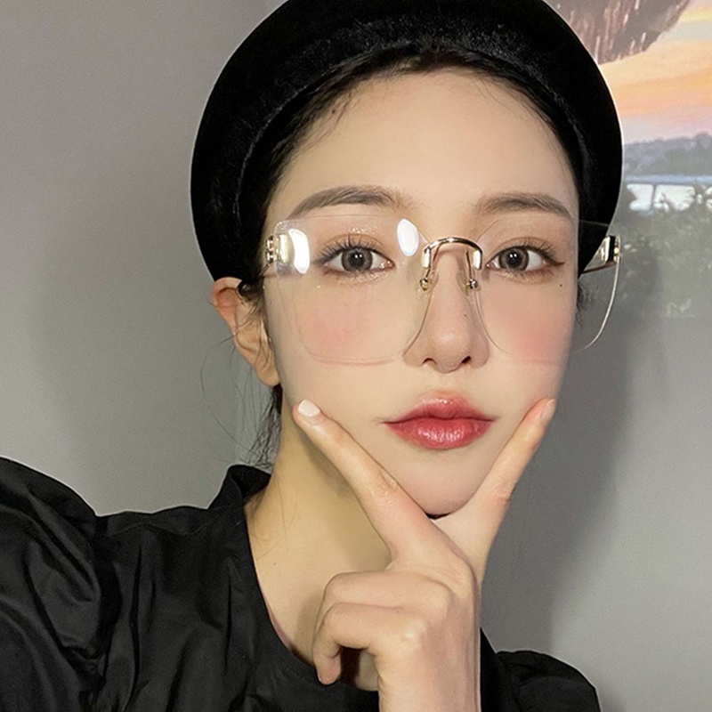 Kính Mát Gọng Vuông Phong Cách Vintage Hàn Quốc Cho Nam Nữ