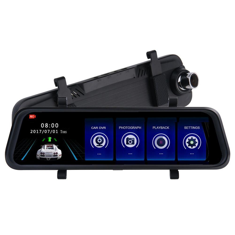 Camera DVR 10 "Xe hơi Truyền phát Phương tiện Gương chiếu hậu FHD 1080P Dash Cam Máy ghi hình L900