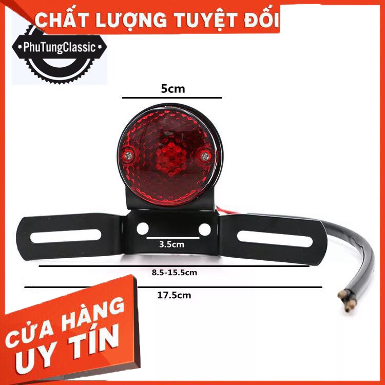 Đèn Hậu  tổ ong, độ classic