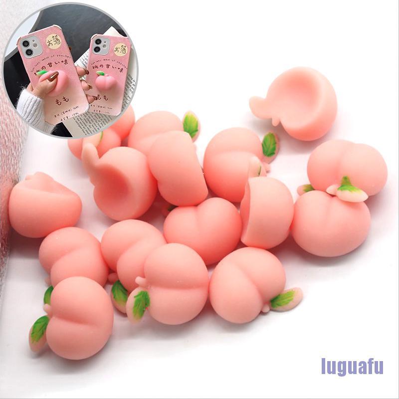 Đồ Chơi Xốp Squishy Giảm Stress Hình Quả Đào Dễ Thương Cho Bé