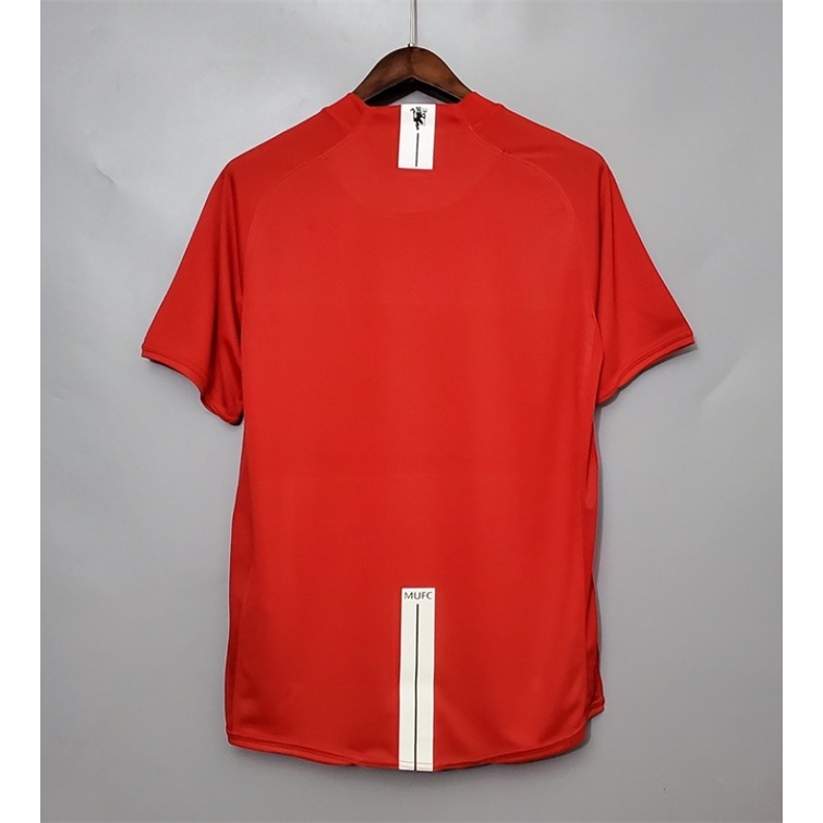 Áo Đồng Phục Bóng Đá Đội Manchester United Ronaldo Màu Đỏ Cổ Điển Dành Cho Nam Giới 07-08