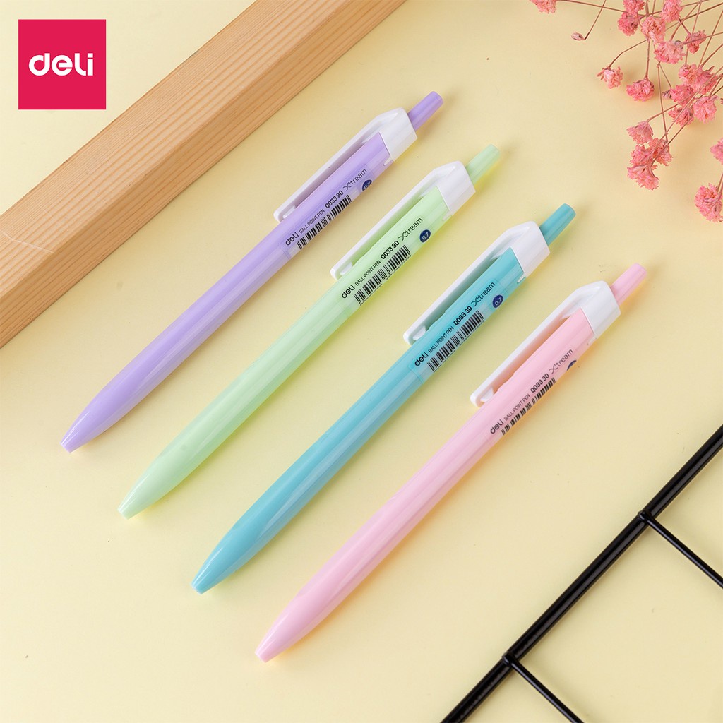 Bút Bi Ngòi 0.7mm Màu Sắc Dễ Thương