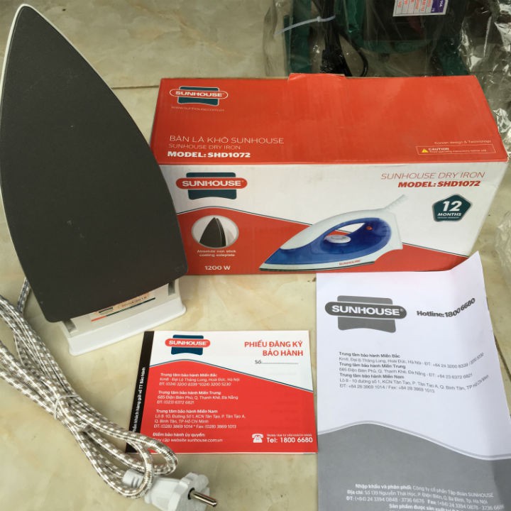 Bàn là sunhouse 1072