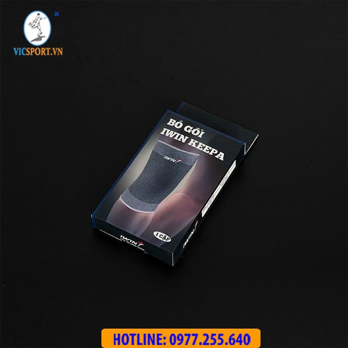 Bó Gối Thể Thao IWIN KEPPA, Băng Bảo Vệ Đầu Gối, co giãn (1 Đôi) - chất liệu cao cấp - Vicsport