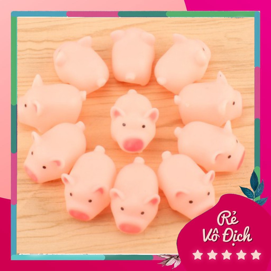 Heo con mini dễ thương piggy bóp kêu chít chít