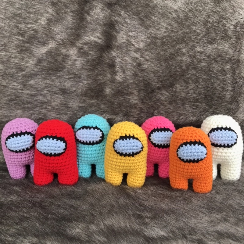 Among Us | Móc Khoá Len Among Us Handmande 11cm Siêu Cưng