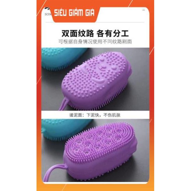 BÔNG TẮM SILICON TẠO BỌT
