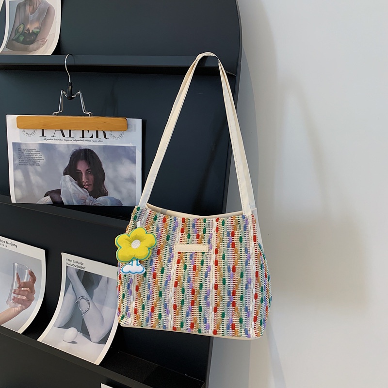 Túi Xách Cỡ Lớn Phối Màu Tương Phản Thời Trang Cho Nữ