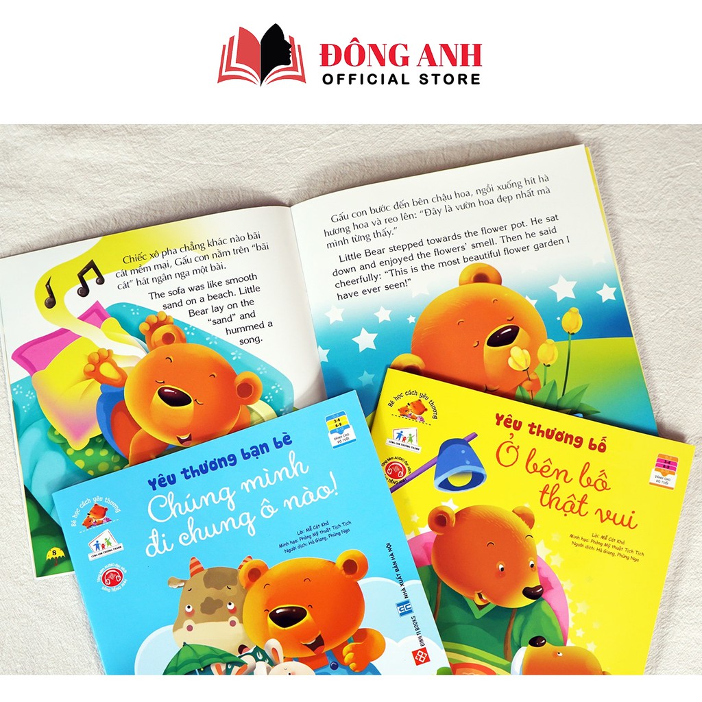 Sách - Bộ 6 cuốn Bé Học Cách Yêu Thương dành cho trẻ em từ 3-9 tuổi