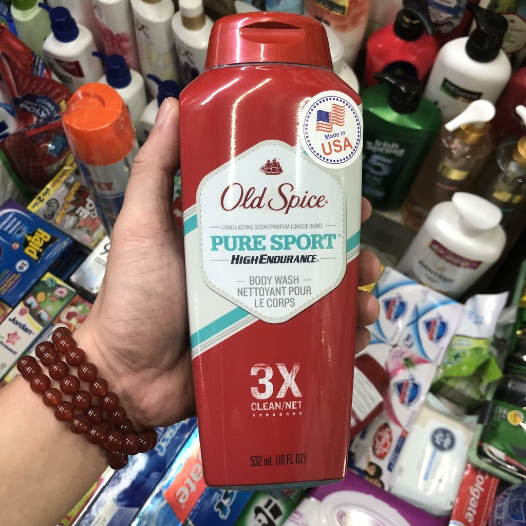 Sữa tắm-gội Old Spice 532ml- hàng nhập mỹ