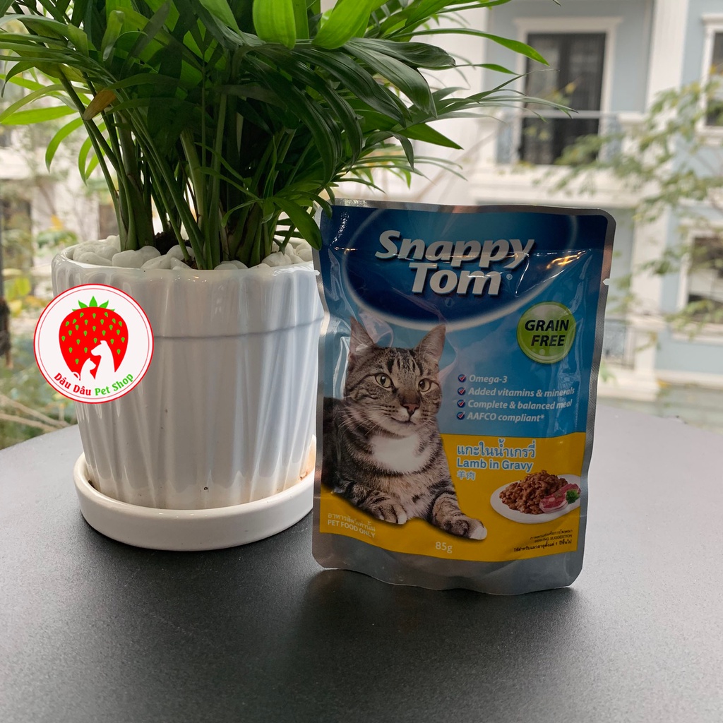 Pate cho mèo Snappy Tom Gói 85g (Đủ 4 vị)