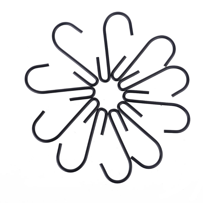 Set 10 Móc Treo Đồ Hình Chữ S Bằng Thép Không Gỉ