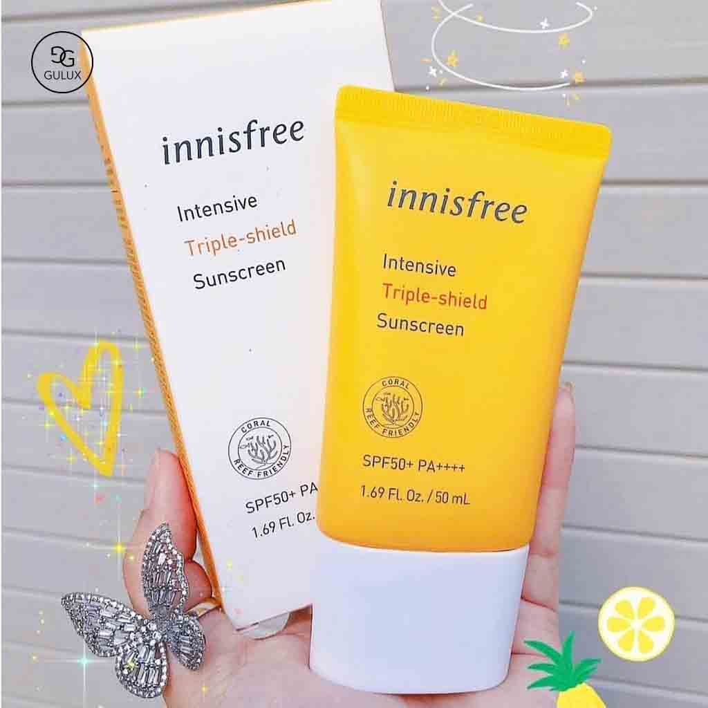 [KÈM QUÀ TẶNG] Kem chống nắng Innisfree SPF 50+ PA, Kem chống nắng nâng tone lâu trôi Innisfree các loại