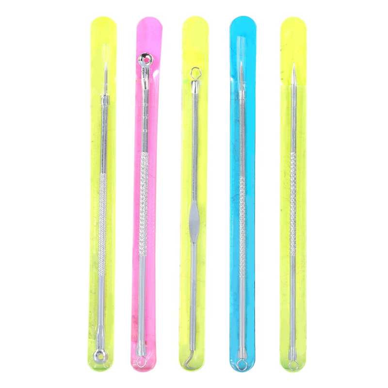 Bộ 5 Cây Nặn Mụn Bằng Thép Không Gỉ Tiện Dụng | BigBuy360 - bigbuy360.vn