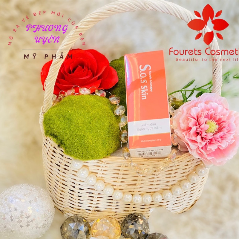 Cao mụn S.O.S 30g ⚡ CHÍNH HÃNG ⚡ Cao cấp cứu SOS Skin giúp làm mờ nếp nhăn, ngăn ngừa mụn, viêm, kiềm dầu.