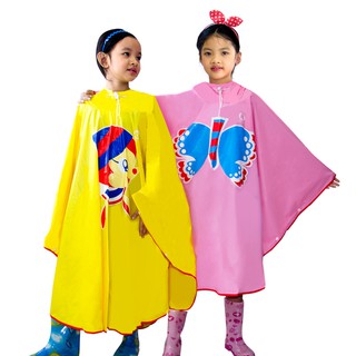 Áo mưa cánh dơi hình cho bé size , ( bé cao 80cm)