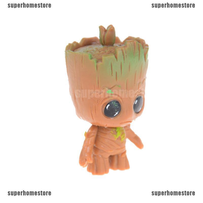 Set 4 mô hình đồ chơi nhân vật Baby Groot trong phim Guardians of the Galaxy