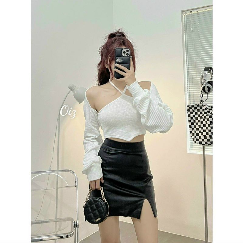 Sét áo yếm tay dài 2 in 1 cực hót (TV2)