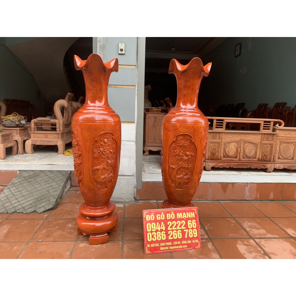 Lục Bình Gỗ Xà Cừ