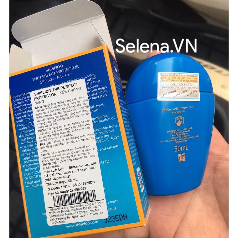 Sữa chống nắng Shiseido The Perfect Protector SPF50+ 50ml