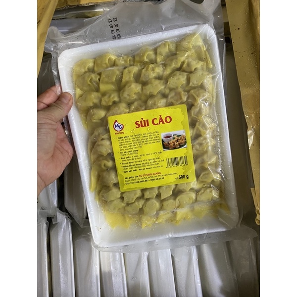 KHAY HOÀNH THÁNH MINI NHÂN TÔM THỊT HIỆU MG 500GR~50k~HÀNG NGON TIỆN LỢI~THƯƠNG HIỆU UY TÍN