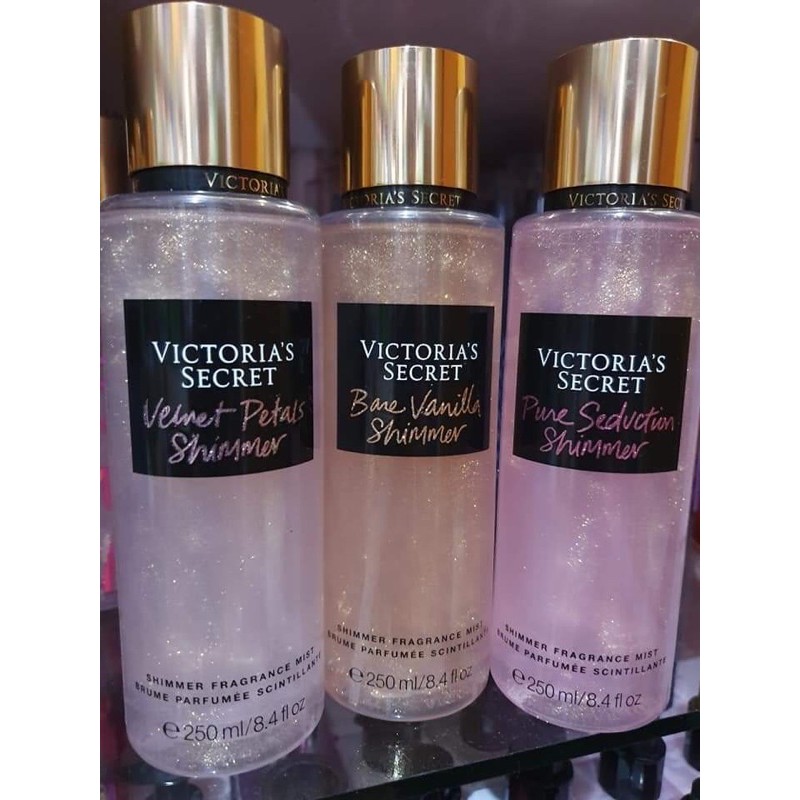 Body mist xịt thơm Victoria’s Secret 250ml có kim tuyến bling bling