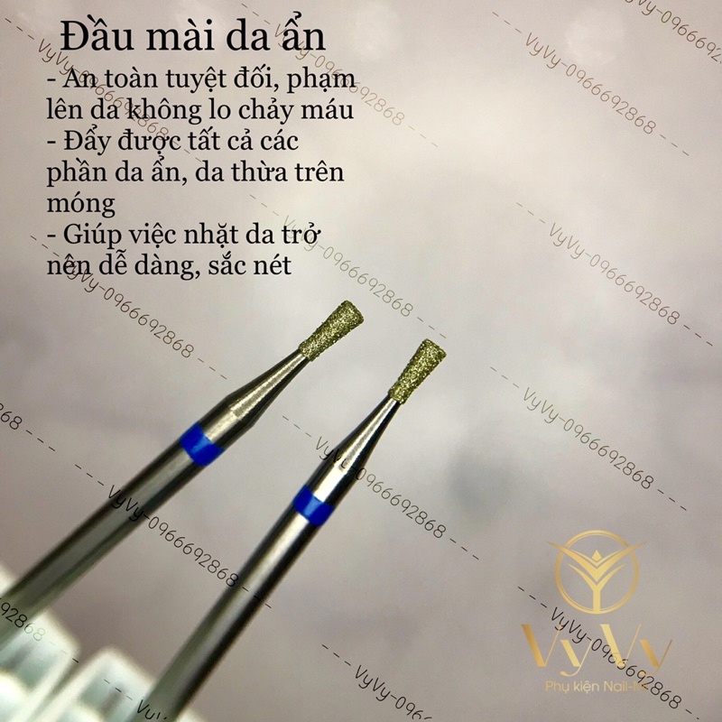 Đầu mài da ẩn, đầu mài khoé các loại