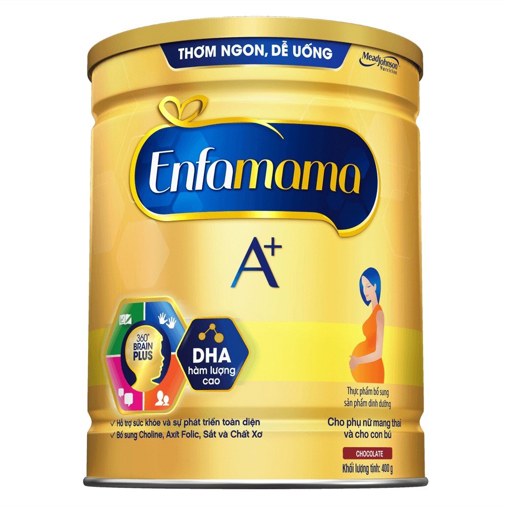 Sữa Enfamama A+ PWD hương Vani/Socola 400g