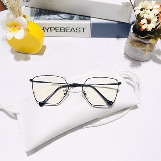 freeship toàn quốc gọng kính cận xi Hàn Quốc form vuông cực đẹp hợp thời trang (204)