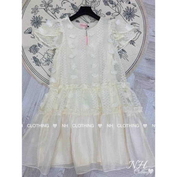 Váy Bầu Hàng thiết kế siêu xinh,ảnh thật cận chất ,kiểu dáng tiểu thư,phù hợp mặc dự tiệc,công việc,freesize 43-70kg