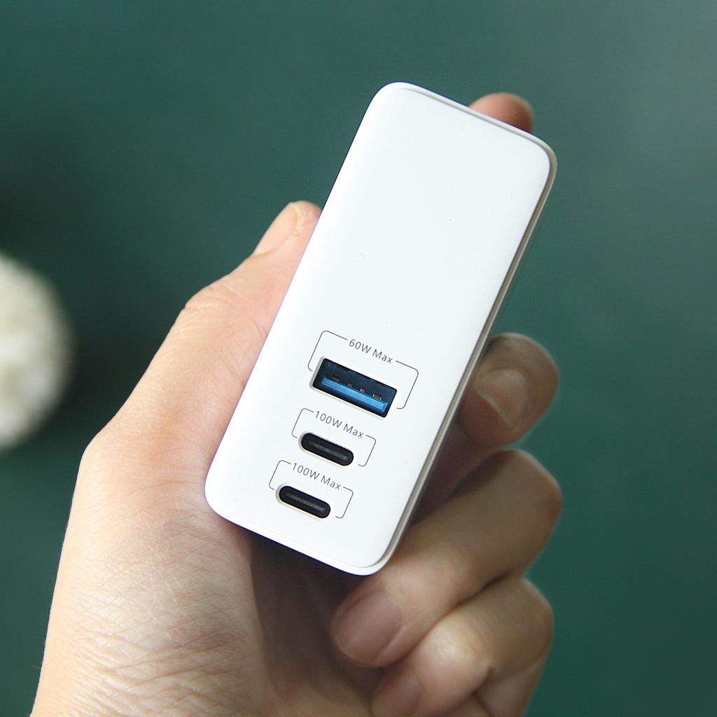 Củ Sạc Nhanh GaN 100W Remax RP-U99- 3 Cổng Sạc Nhanh PD3.0 và QC3.0 Cho Smart Phone Laptop - Remax Việt Nam
