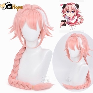 Tóc Giả Hóa Trang Nhân Vật Astolfo Trong Fate Apocrypha Bằng Sợi Tổng Hợp Màu Hồng Chịu Nhiệt