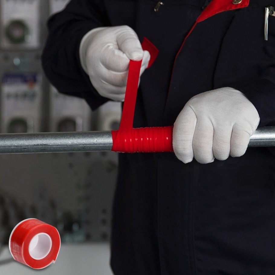 Cuộn Băng Keo Silicone Cách Điện Chống Rò Rỉ Chống Thấm Nước Dài 1m