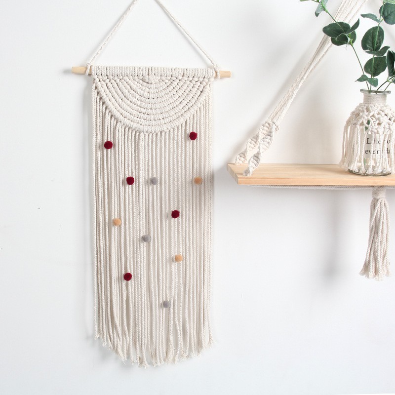 [CÓ SẴN] Mành treo Rèm treo tường Macrame trang trí decor nhà cửa